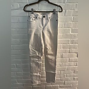 J.Crew White Skinny jeans